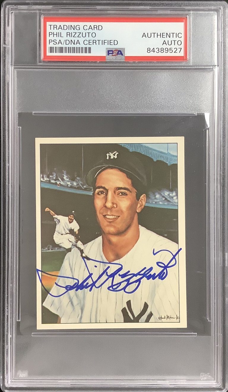 Phil Rizzuto Signed 1983 TCMA #37 50 Years of Yankees Card Autograph HOF PSA/DNA