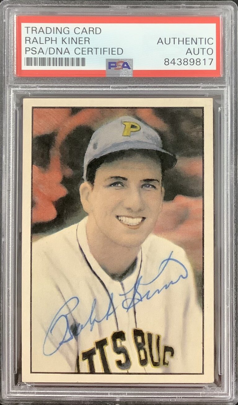 Ralph Kiner Signed 1983 Diamond Classics #110 Card Pirates Autograph HOF PSA/DNA