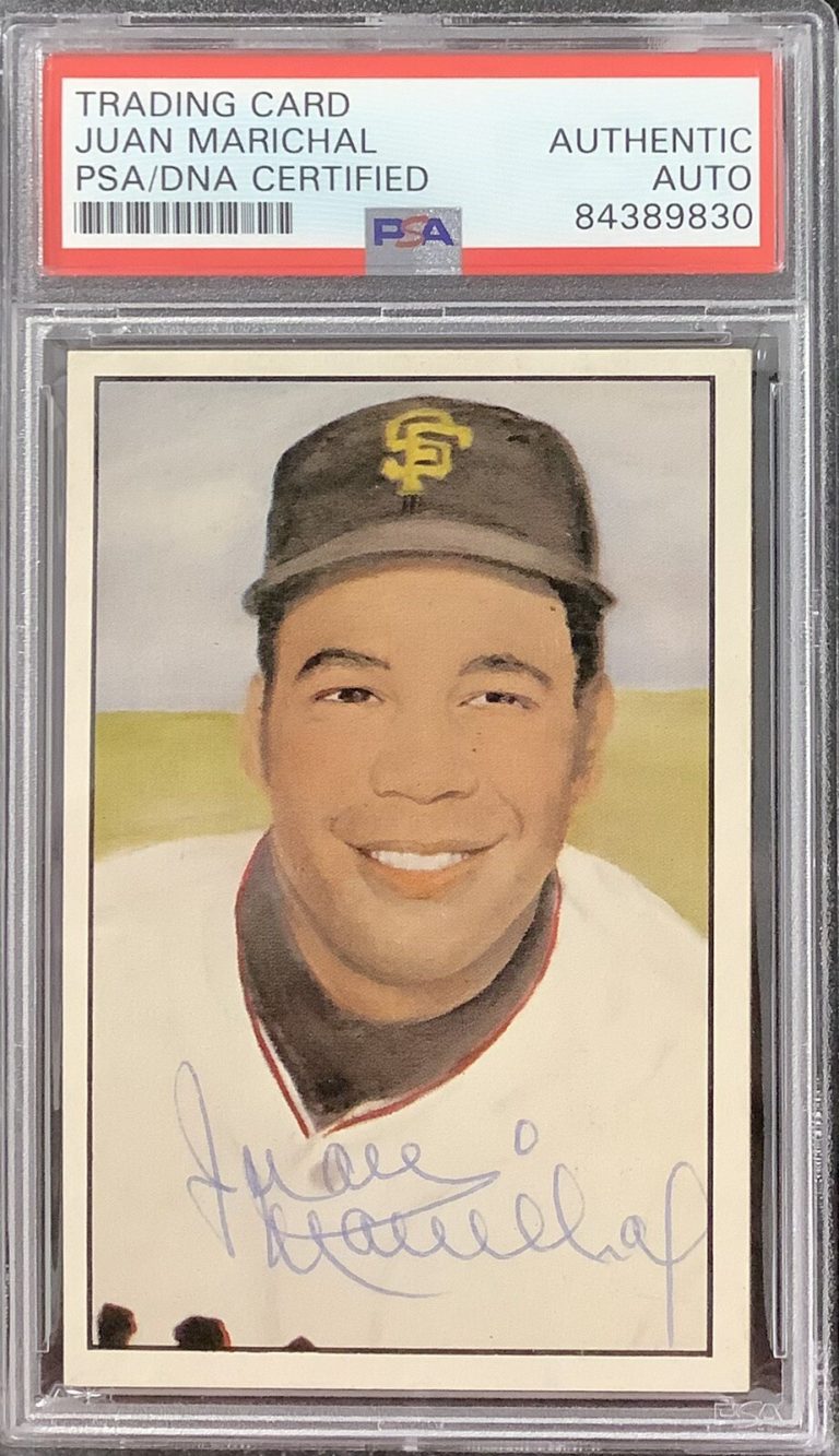 Juan Marichal Signed 1983 Diamond Classics #70 Card SF Giants Auto HOF PSA/DNA