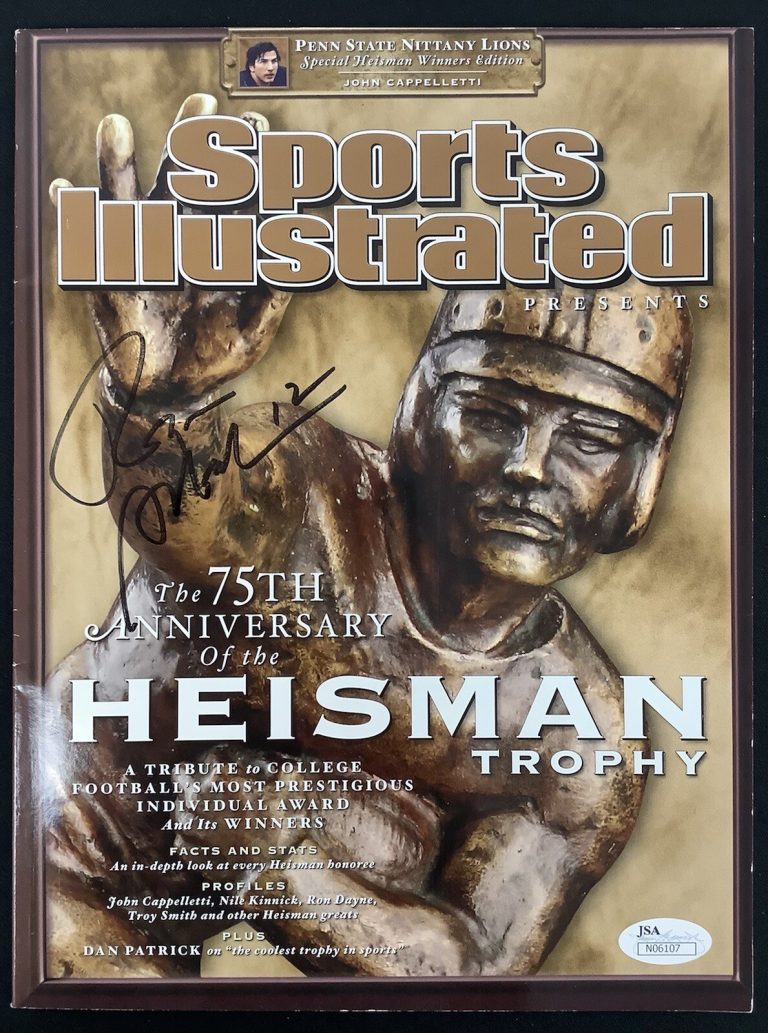 Roger Staubach Signed Sports Illustrated 2009 Heisman Comm No Label Auto HOF JSA