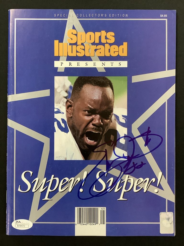 Emmitt Smith Signed Sports Illustrated 1994 Collectors Edition No Label Auto JSA