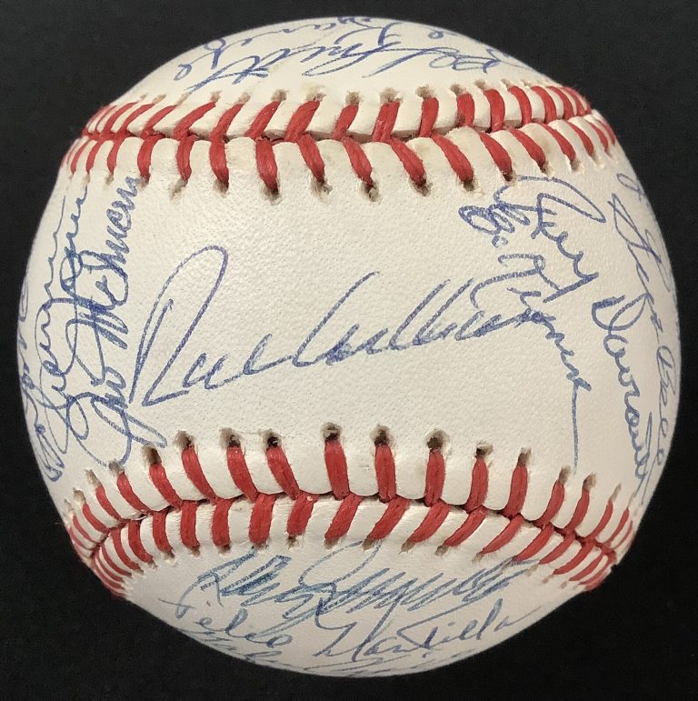 1962 NY Mets Team Signed Baseball WDW Rich Ashburn Frank Thomas Auto +29 JSA 2