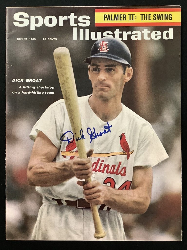 Dick Groat Signed Sports Illustrated 7/22/63 No Label Cardinals Autograph JSA