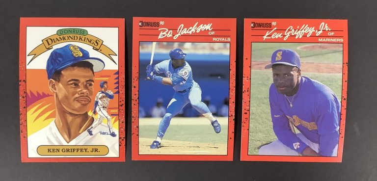 1990 Donruss Complete Baseball Card Set Ken Griffey Jr. Bo Jackson