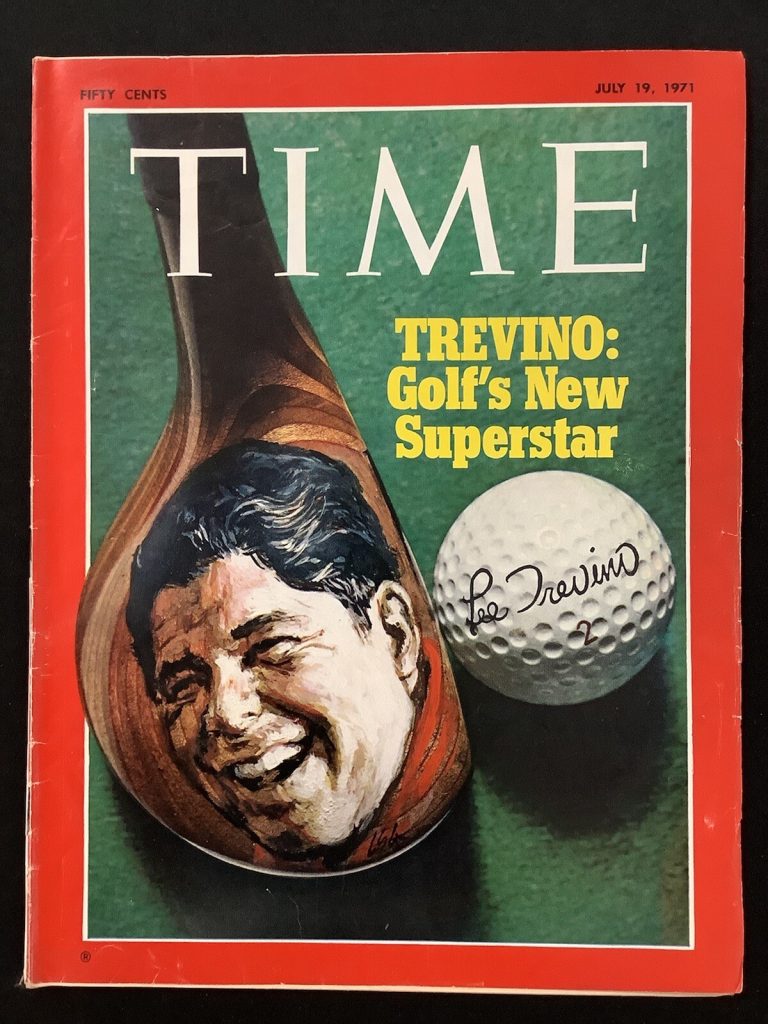 Lee Trevino Sports Illustrated Magazine 7/19/71 No Label Golf HOF Masters Opens