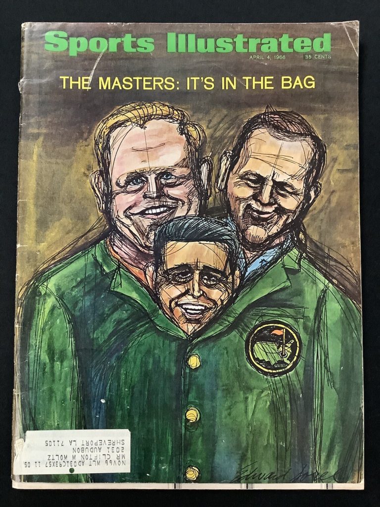 Arnold Palmer Sports Illustrated Mag 4/4/66 Golf HOF Jack Nicklaus Gary Player