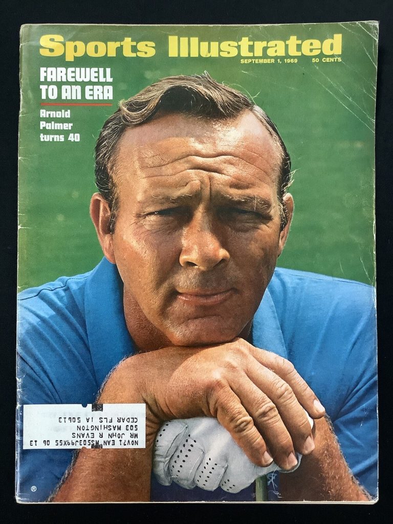 Arnold Palmer Sports Illustrated Magazine 9/1/69 Golf PGA Tour Masters US Open