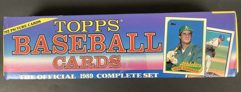 1989 Topps Complete Baseball Set 792 Cards Garry Sheffield Nolan Ryan Henderson