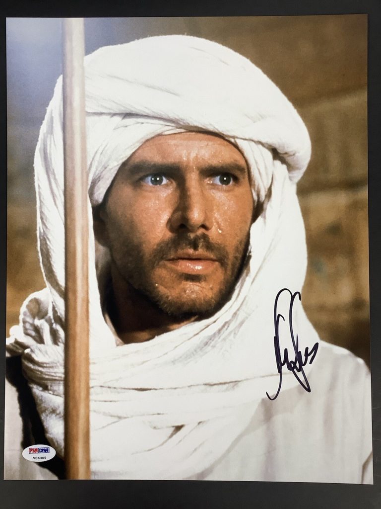 Harrison Ford Signed Photo 11x14 Indiana Jones Autograph Gorgeous Sig PSA/DNA 1