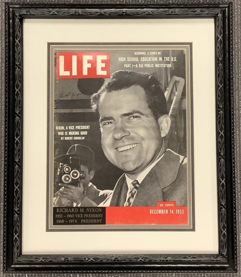 Richard Nixon Signed Magazine Life Dec 14 1953 Autograph President Watergate JSA