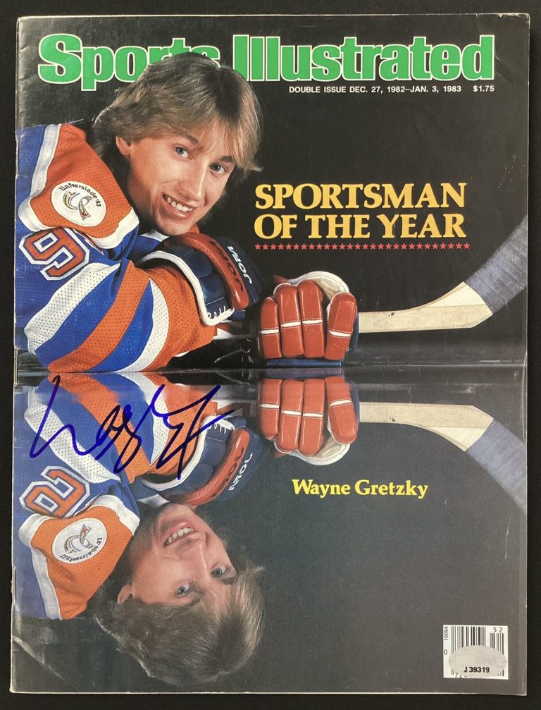 Wayne Gretzky Signed Sports Illustrated 12/27/82 SOY Oiler HOF Autograph PSA/DNA