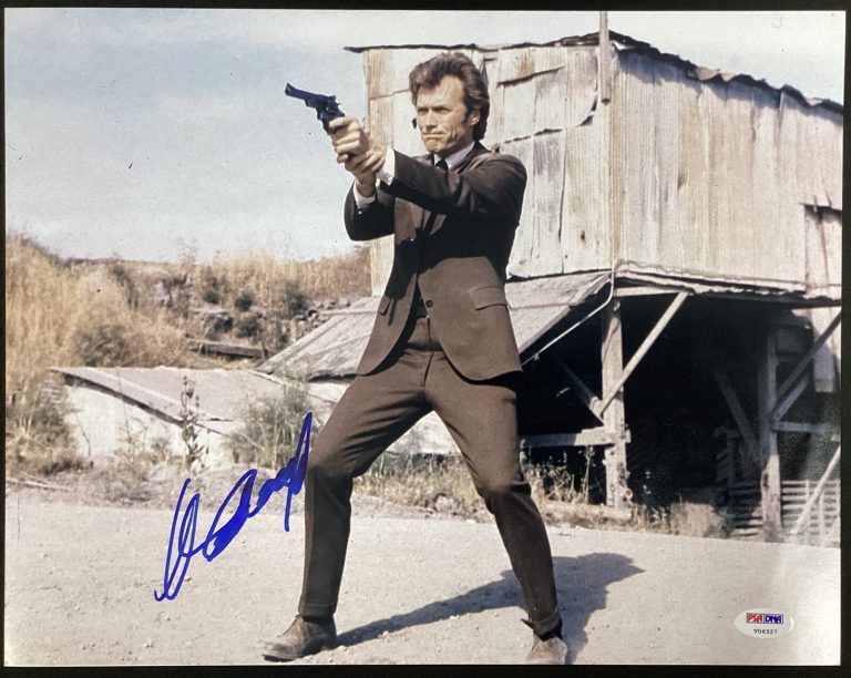 Clint Eastwood Signed Photo 11x14 SFPD Dirty Harry Callahan Actor Auto PSA/DNA 2