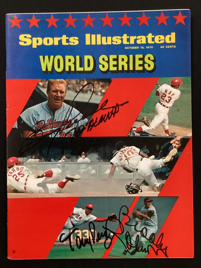 Tony Perez Signed Sports Illustrated 10/19/70 No Label Robinson Powell Auto JSA