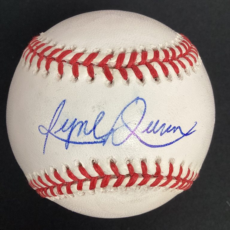 Ryne Duren Signed Baseball Budig New York Yankees Pitcher Autograph 4xAS WSC JSA