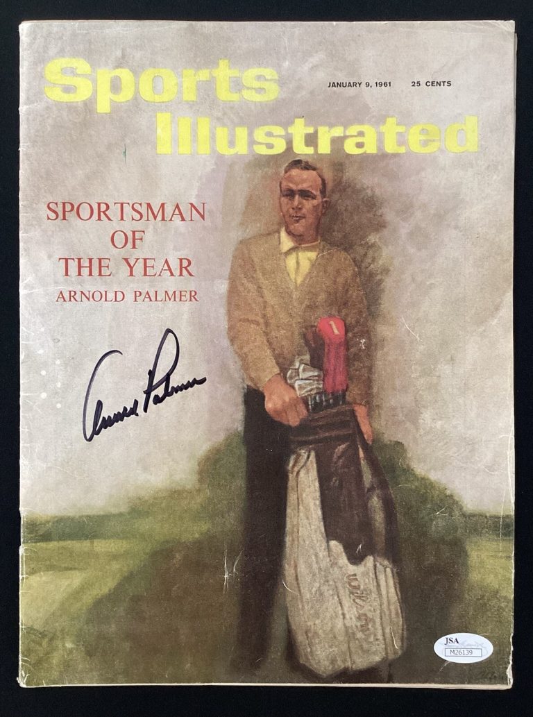 Arnold Palmer Signed Sports Illustrated 1/9/61 No Label Golf SOY Masters HOF JSA