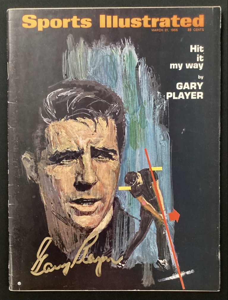 Gary Player Signed Sports Illustrated 3/21/66 No Label Golf HOF Masters PGA JSA