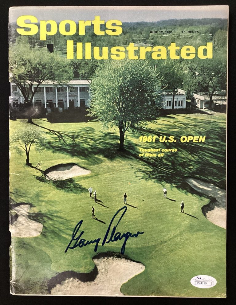 Gary Player Signed Sports Illustrated 6/12/61 No Label Golf HOF PGA Masters JSA
