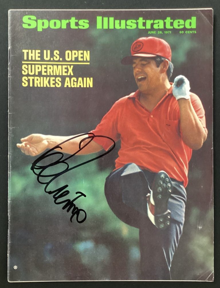 Lee Trevino Signed Sports Illustrated 6/28/71 No Label Golf Masters PGA Auto JSA