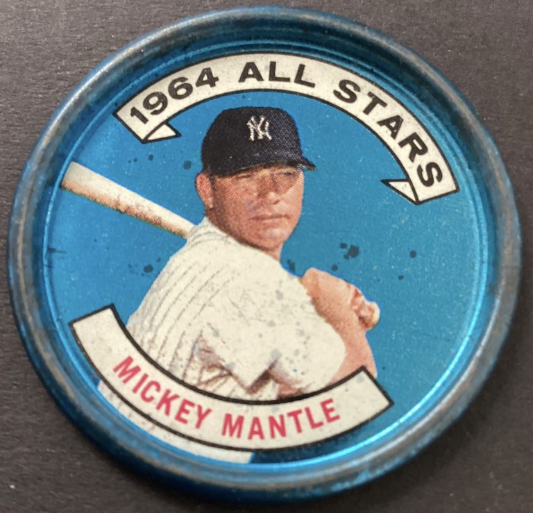 Mickey Mantle 1964 All Stars Topps Baseball Coin #131 New York Yankees HOF WSC 1