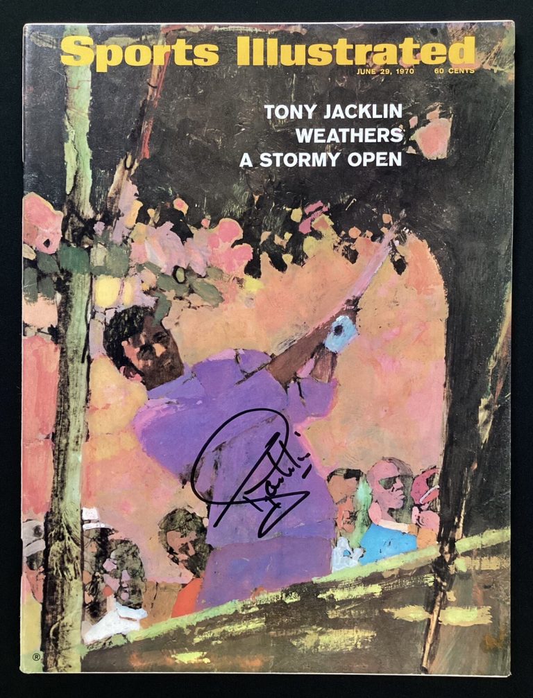 Tony Jacklin Signed Sports Illustrated 6/29/70 No Label Golf HOF Master Auto JSA