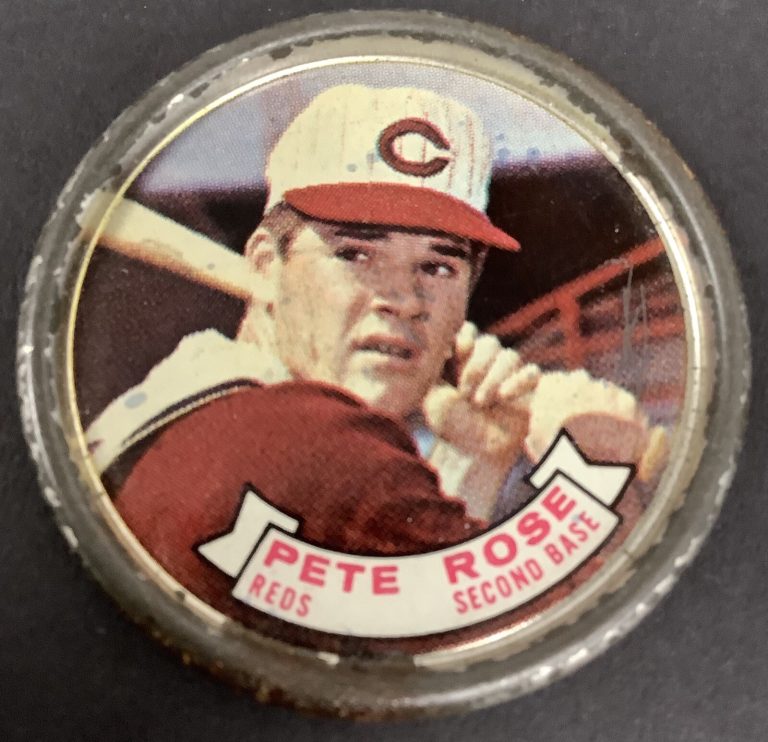 Pete Rose 1964 All Stars Topps Baseball Coin #82 Cincinnati Reds Phillies WSC