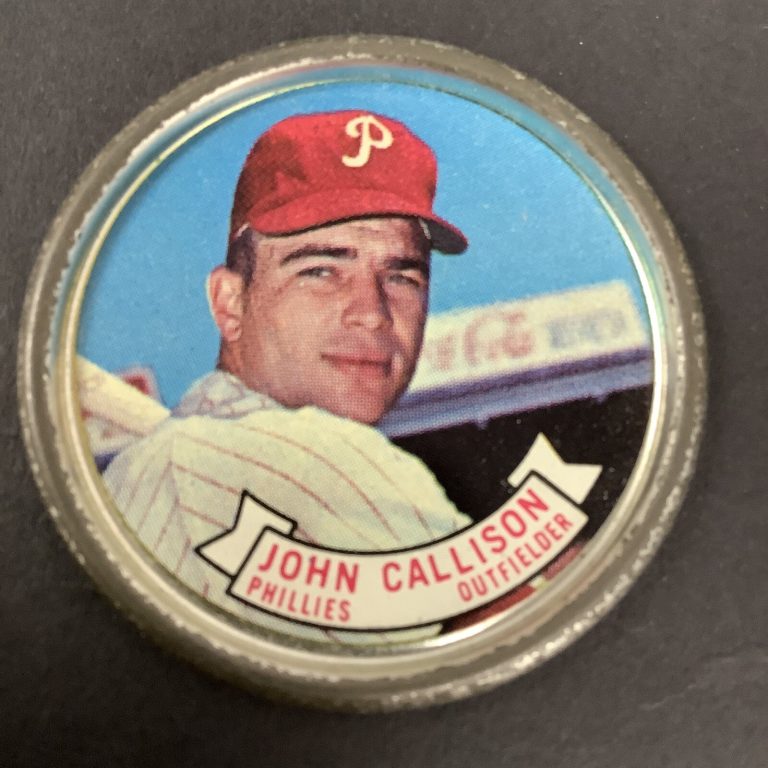 John Callison 1964 All Stars Topps Baseball Coin #50 Phillies Cubs NY Yankees