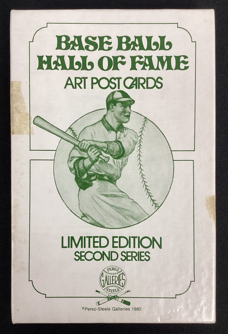 Perez Steele HOF Art Postcards Unsigned Lot of 20 Vintage Baseball LE 2nd Series