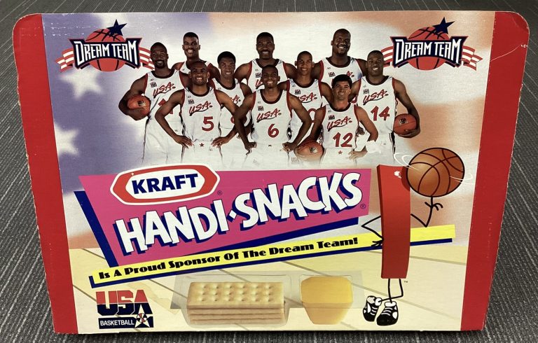 Dream Team Store Display Kraft Snacks USA Shaq David Robinson John Stockton HOF