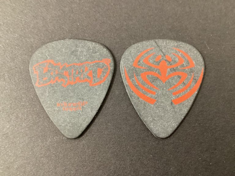 Bastard Guitar Pick 2001 Kat Bjelland Gina Crosley Model Nonpoint Band Logo RARE