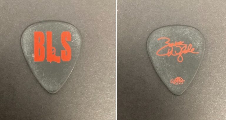 Black Label Society Guitar Pick Tortex Zakk Wylde Sig Model BLS 2005 Mafia Tour