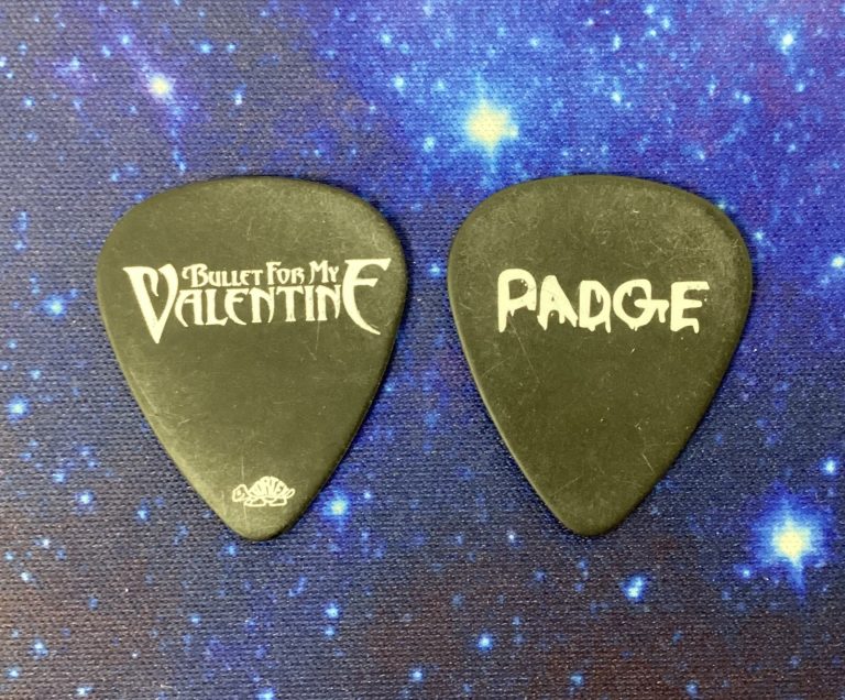 Bullet For My Valentine Guitar Pick Tortex Padge Custom Model 2010 Fever Tour
