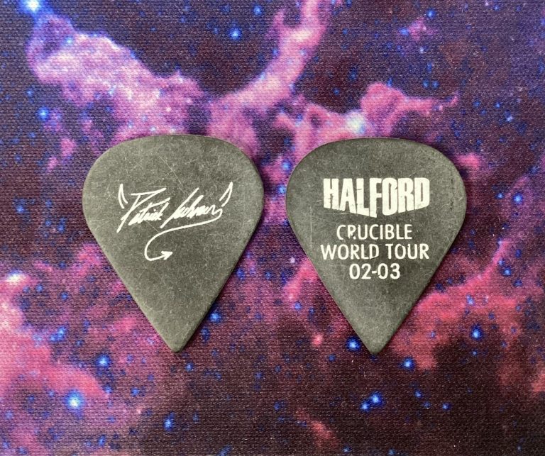 Halford Guitar Pick Damageplan Patrick Lachman Sig Model 2002-03 Crucible Tour