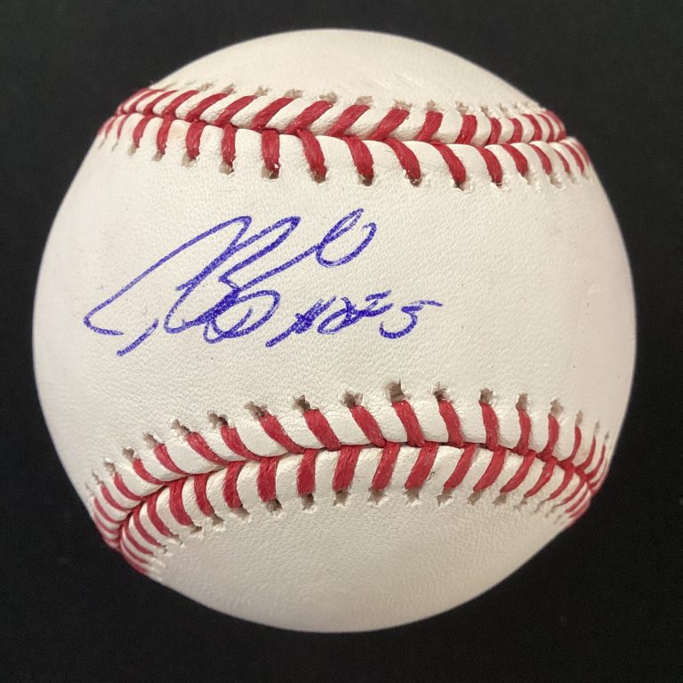 Craig Biggio Signed Baseball RDM Manfred Houston Astros HOF Autograph TriStar