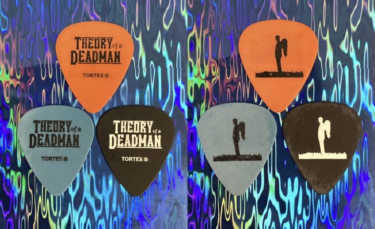 TOAD Theory of a Deadman Guitar Pick Lot of 3 Dave Brenner Stage Model 2003 Tour
