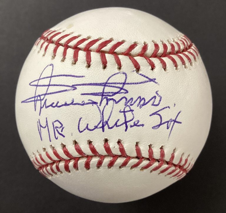Minnie Minoso Signed Baseball Selig HOF Autograph Mr White Sox Inscription MLB