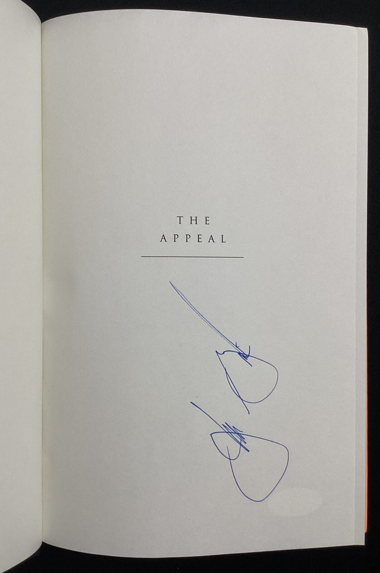 John Grisham Signed Book The Appeal HCB Novelist Writer Author Autograph JSA