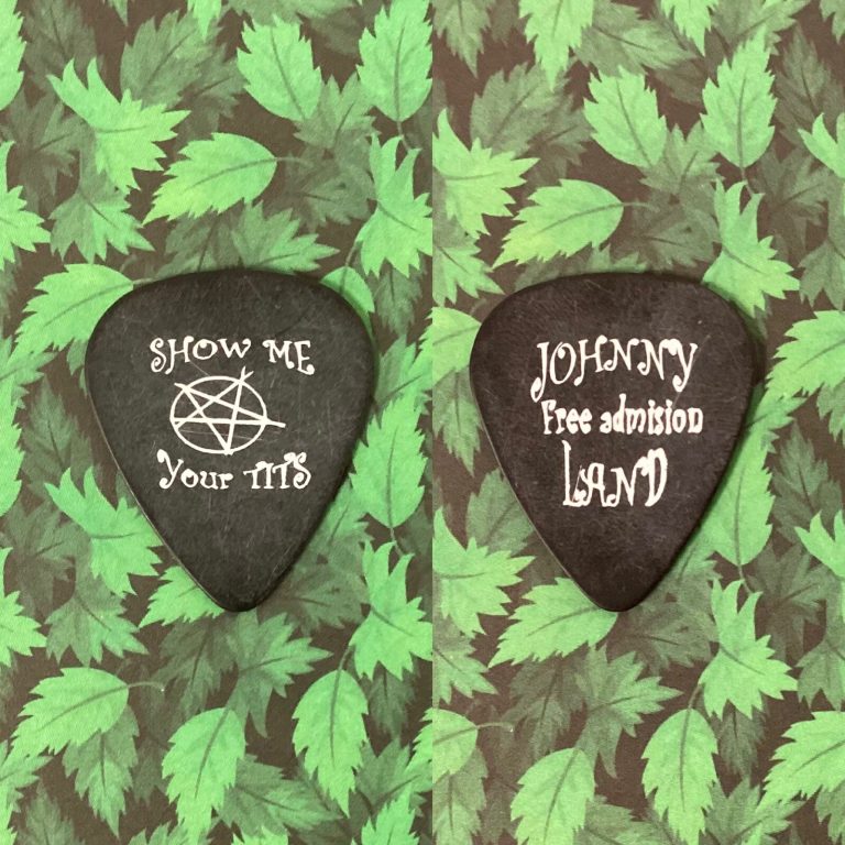 Rob White Zombie Guitar Pick John Tempesta Stage Model 1995 Astro Creep Tour