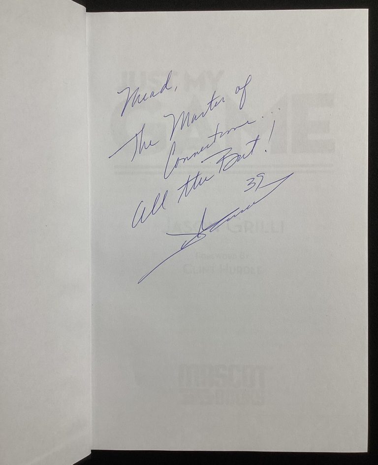 Jason Grilli Signed Book Just My Game HCB Baseball Pirates Tigers Autograph TPG