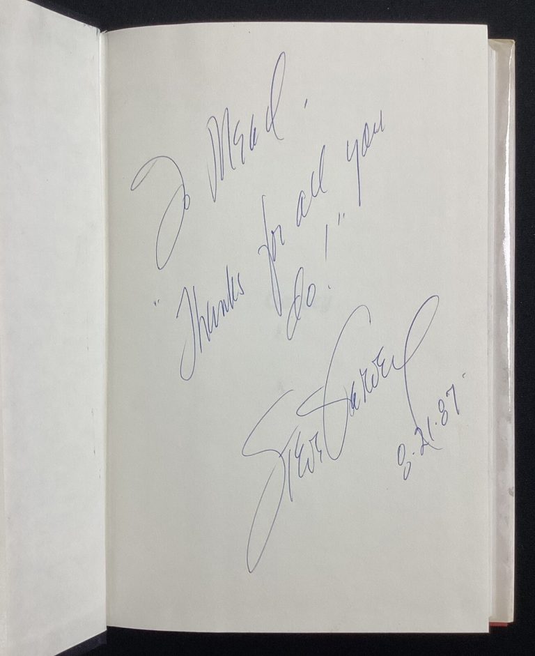 Steve Garvey Signed Book Garvey HCB Baseball SD Padres LA Dodgers Autograph TPG