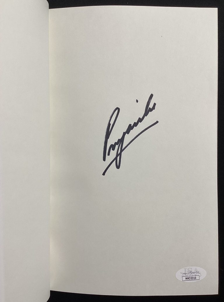 Priyanka Chopra Jonas Signed Book Unfinished HCB Bollywood Actress Autograph JSA