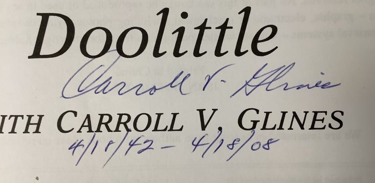 Carroll V Glines Signed Book I Could Never Be So Lucky Again HCB +8 Auto JSA