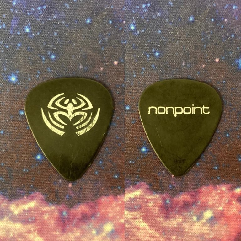 Nonpoint Band Logo Guitar Pick Jaysin Zeilstra Custom Model 2000 Statement Tour