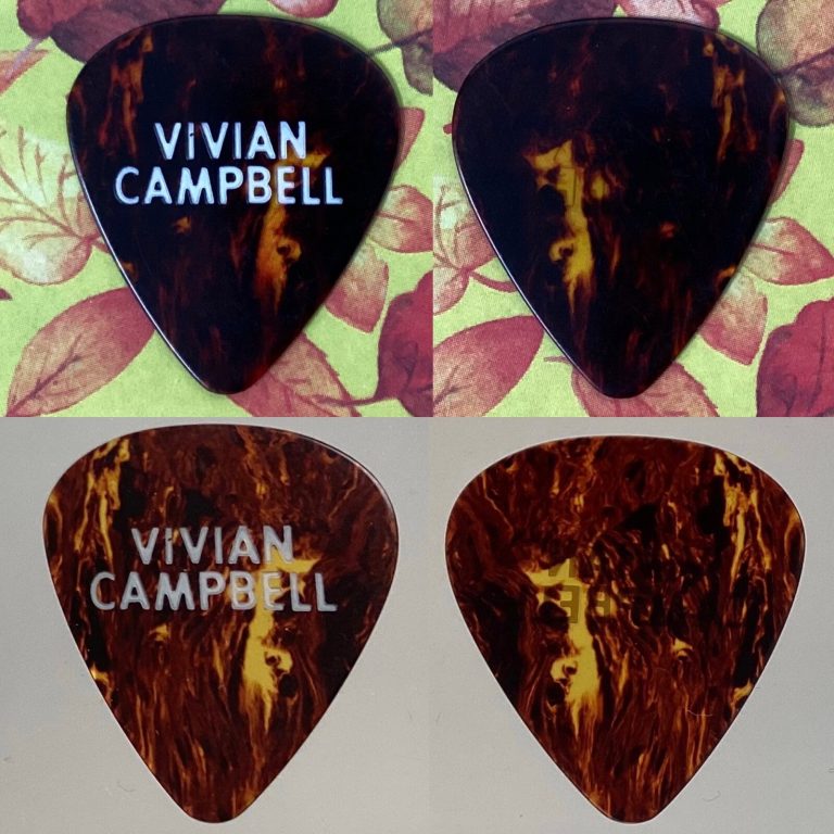 Dio Band Guitar Pick Vivian Campbell 1st Custom Model 1983 Holy Diver Tour RARE