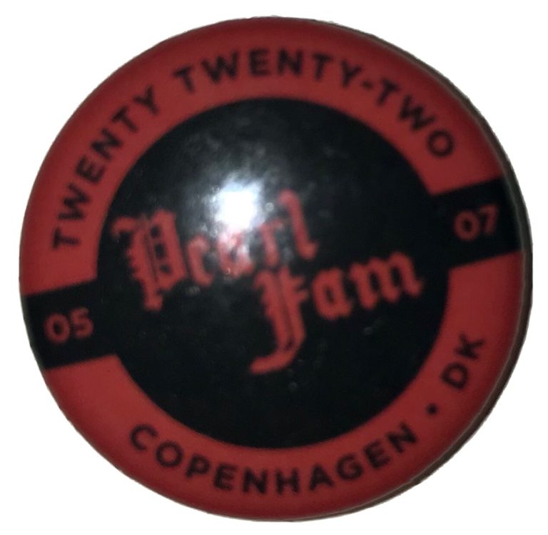 Pearl Jam Pin Copenhagen Denmark 7/5/2022 Eddie Vedder Gig Button Royal Arena
