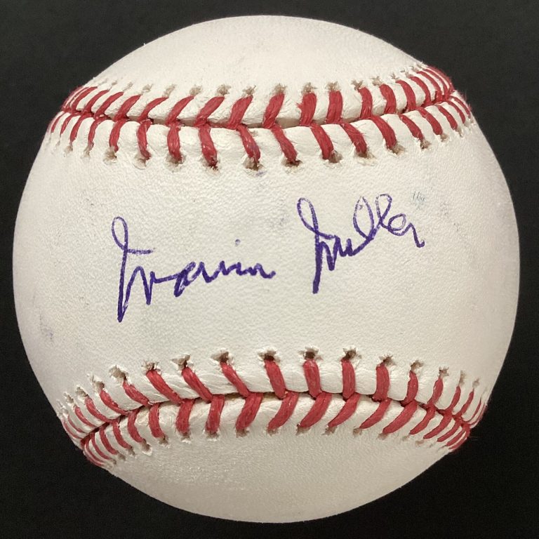 Marvin Miller Signed Baseball Selig Executive Director MLBPA HOF Autograph JSA