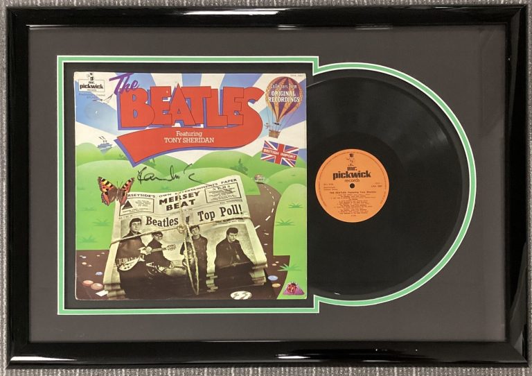 Paul McCartney Signed Record Album Cover Beatles Autograph Rock HOF Framed JSA