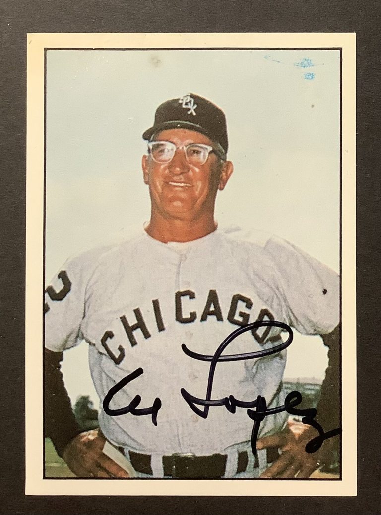 Al Lopez Signed 1981 TCMA #348 Baseball Card Dodgers White Sox Autograph HOF TPG