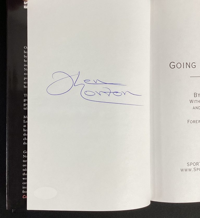 Ken Norton Signed Book Going The Distance HCB Boxing Champion HOF Autograph JSA