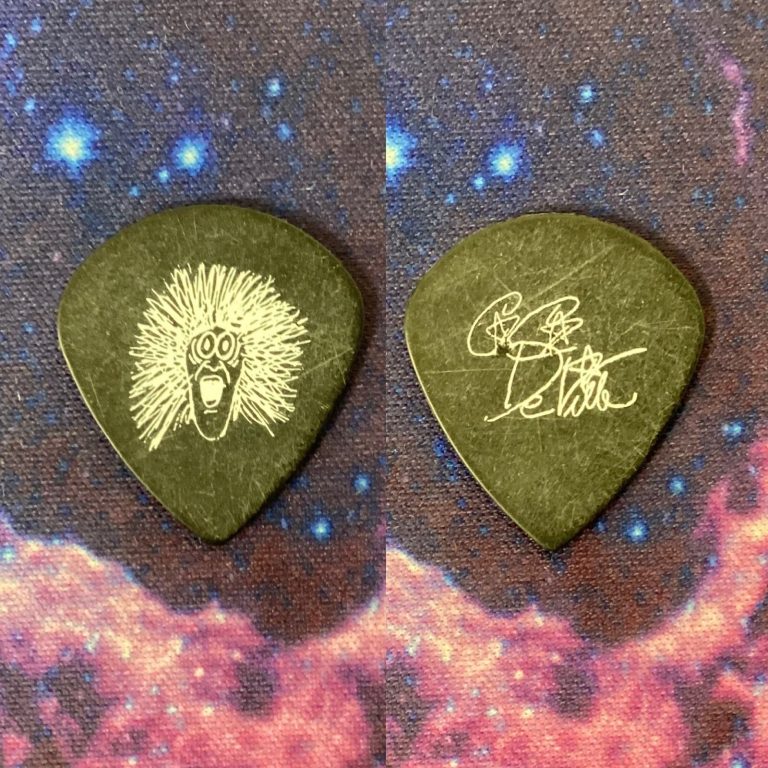 Poison Guitar Pick Small Teardrop CC DeVille Custom Sig Model 1988 Open Up Tour