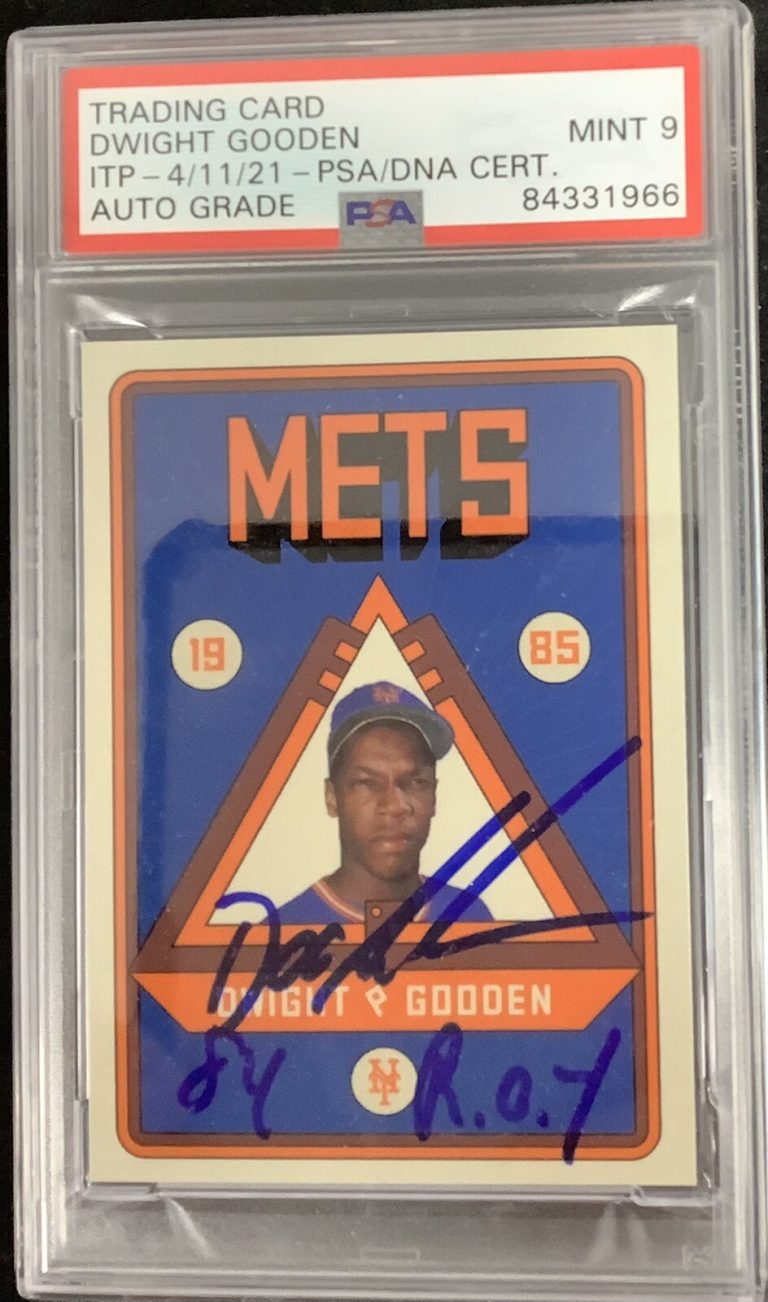 Doc Gooden Signed Topps Project 2020 Card #106 Mets 84 ROY PSA/DNA Auto Mint 9